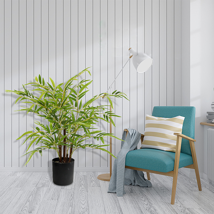 small artificial bamboo plant