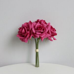 artificial red rose bouquet