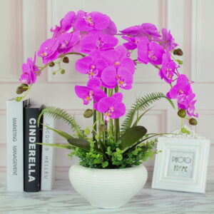 large artificial orchids