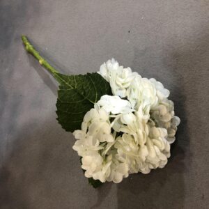 artificial white hydrangea