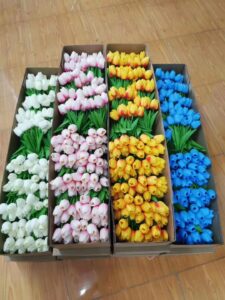 artificial tulip flowers