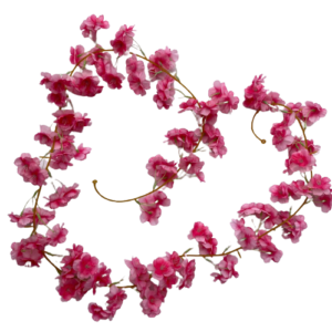 artificial cherry blossom garland