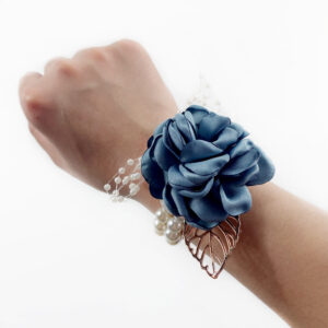silk flower wrist corsage