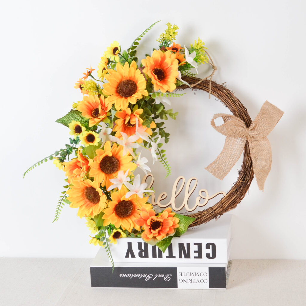 autumn artificial wreath