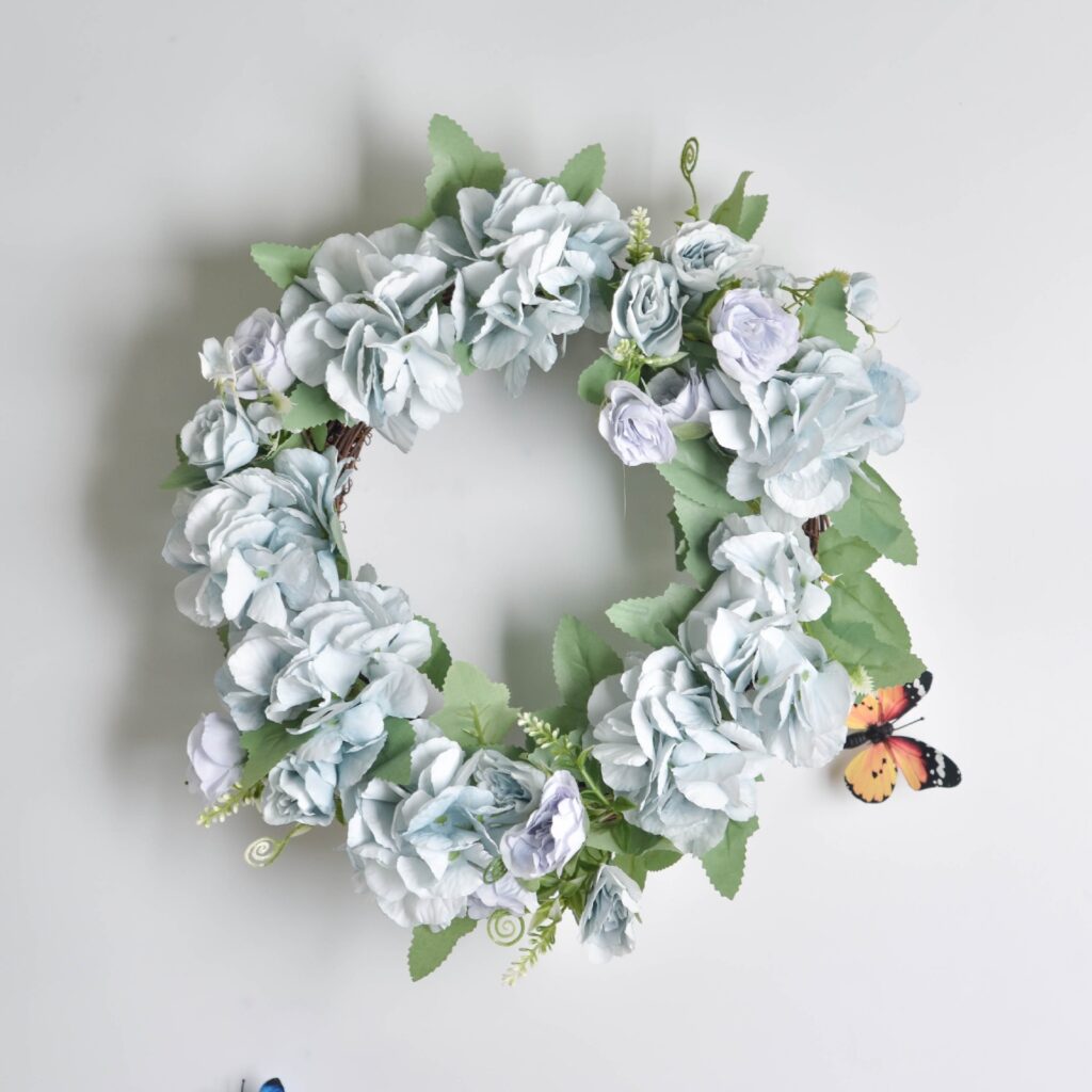 artificial spring wreath