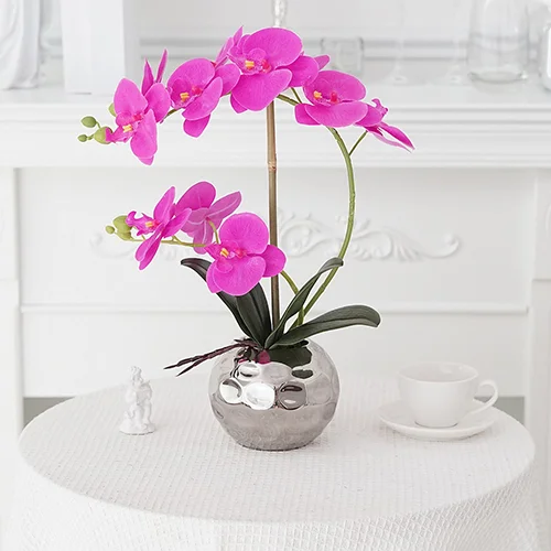 best faux orchid arrangements
