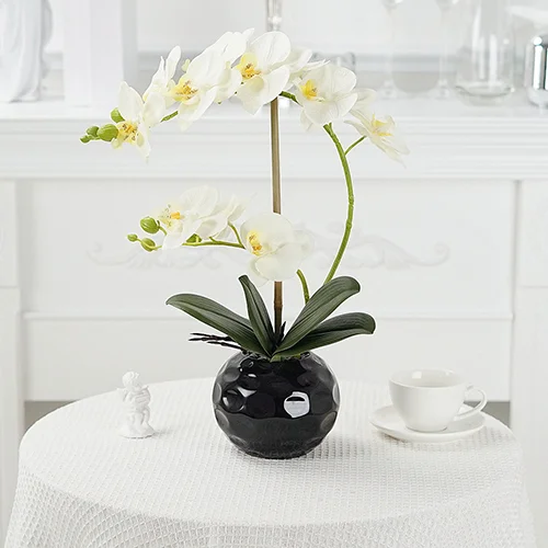 best faux orchid arrangements