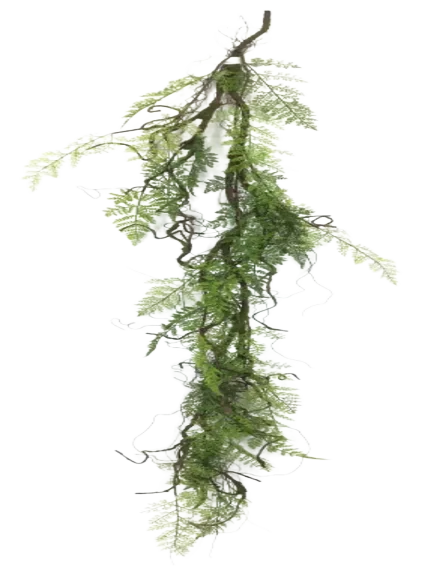 artificial fern hanging