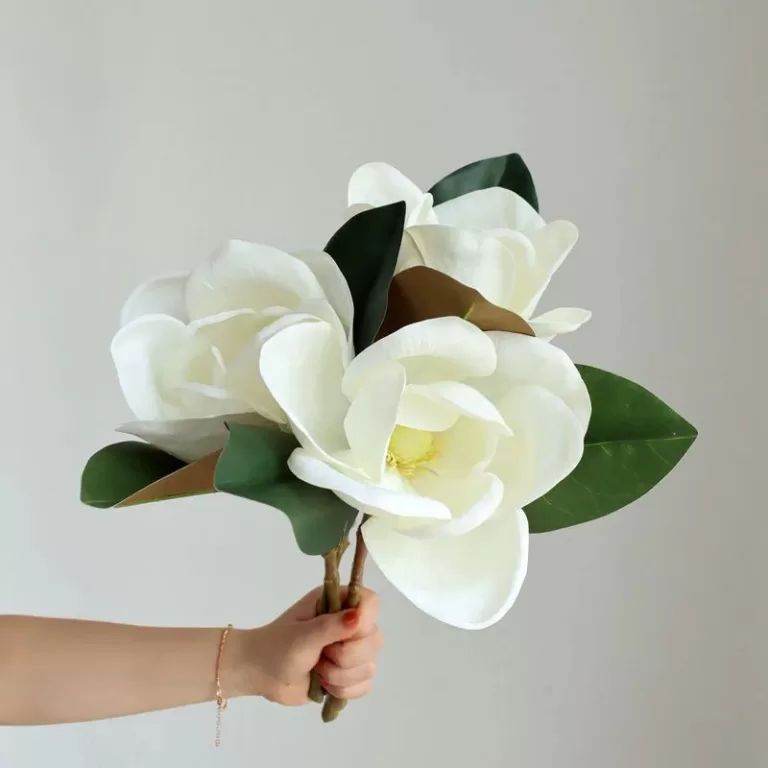 artificial magnolia flowers
