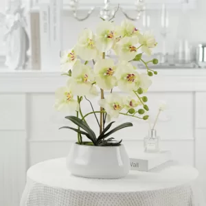 artificial orchid arrangements centerpieces
