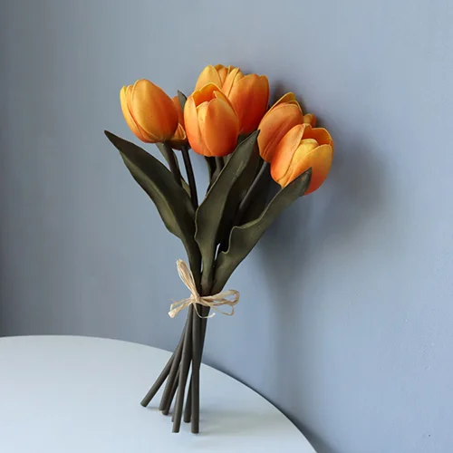artificial tulip bouquet