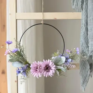 artificial flower wreath