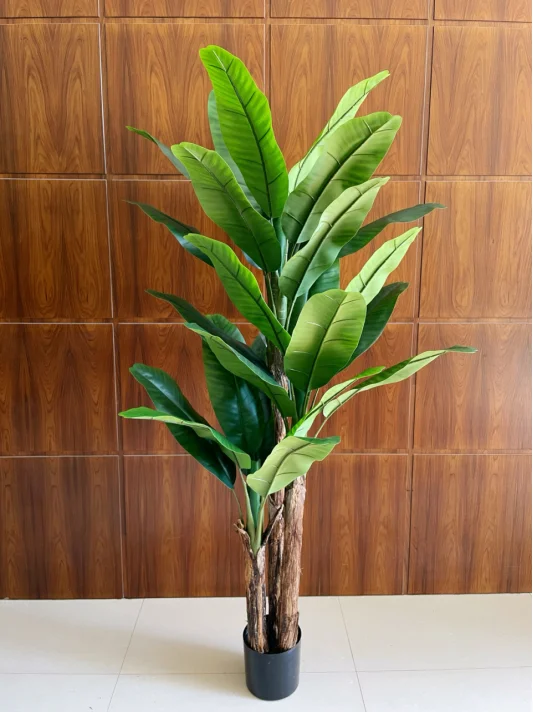 large artificial banana tree