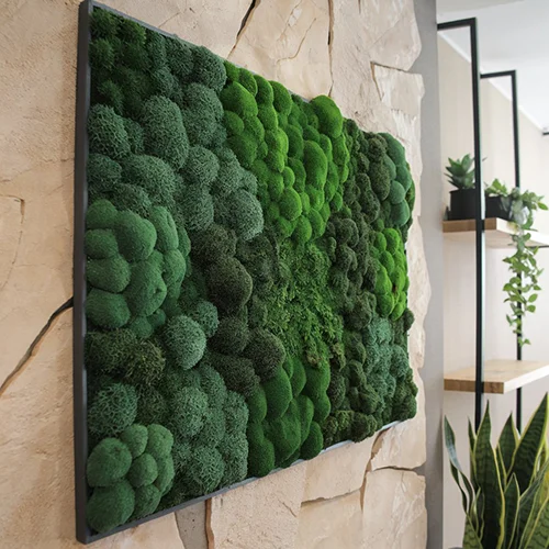 artificial moss wall