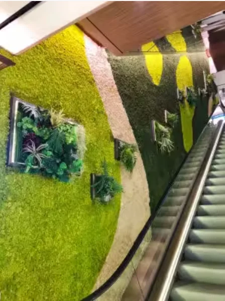 artificial moss wall