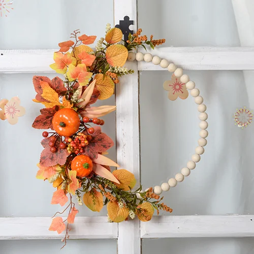 artificial flower wreath