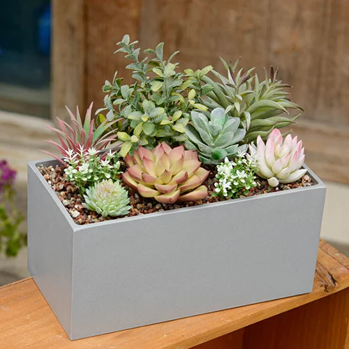 Large Artificial Succulents in Pots