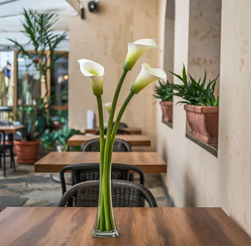 faux calla lilies