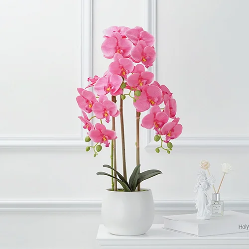 fake orchid centerpiece