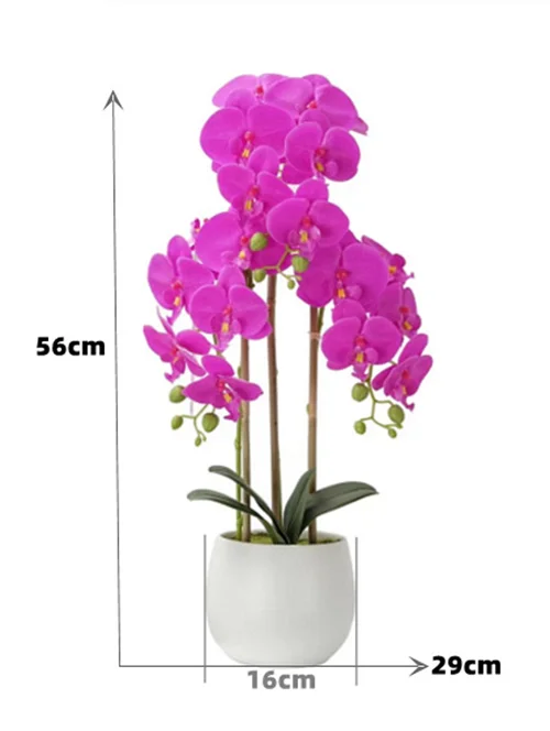 fake orchid centerpiece