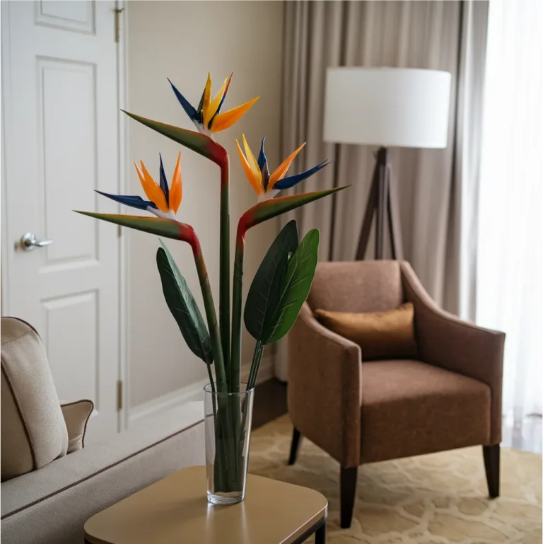 artificial birds of paradise flowers