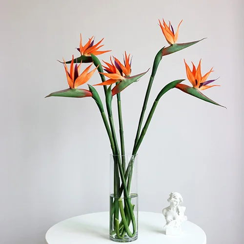 artificial birds of paradise flowers