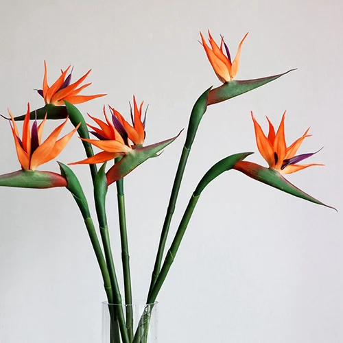 artificial birds of paradise flowers