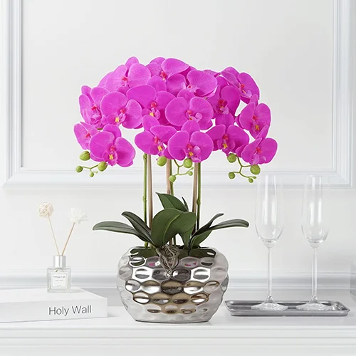 Faux Orchid Arrangements