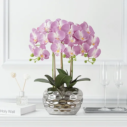 Faux Orchid Arrangements