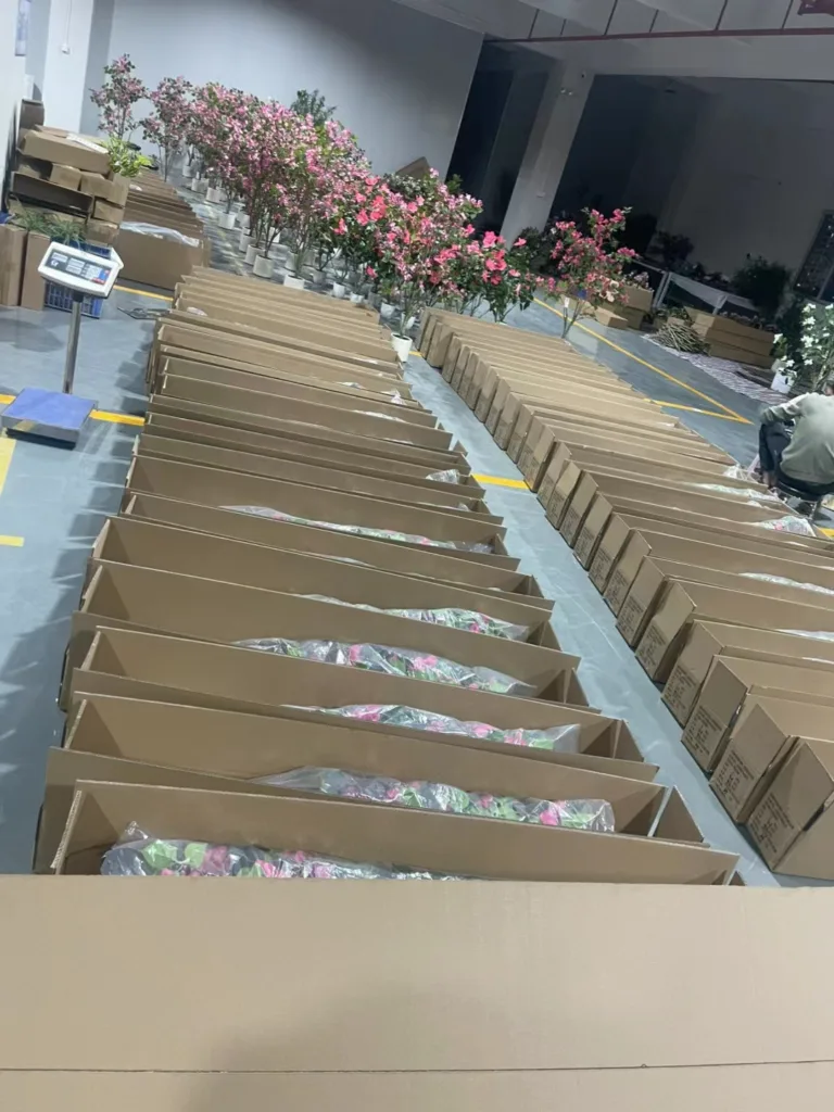 Artificial bougainvillea trees