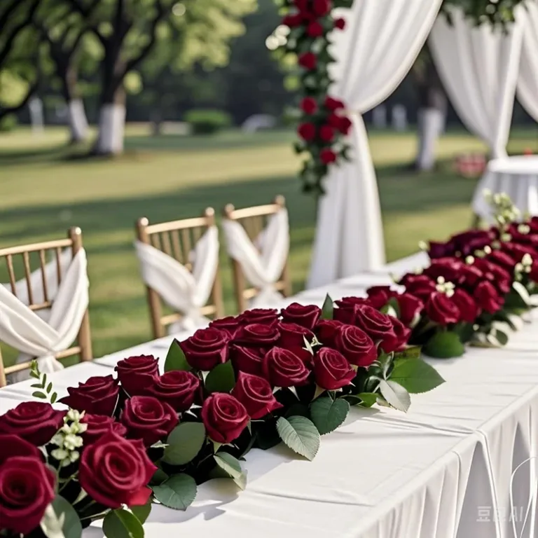 artificial flower runner