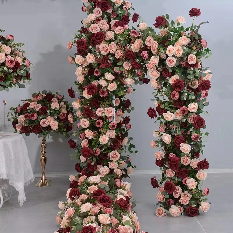 Artificial Flower table runner