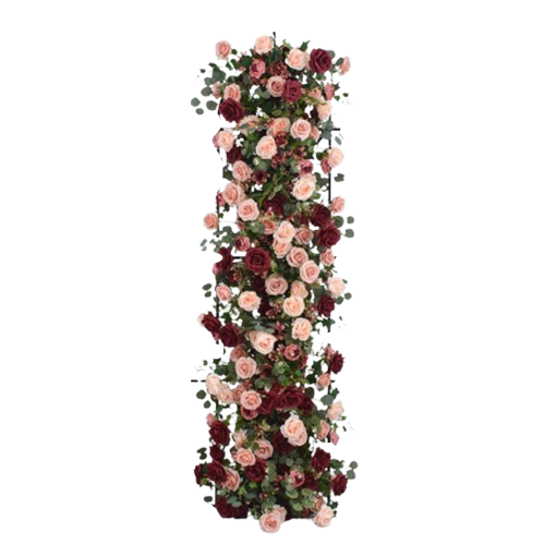 Artificial Flower table runner